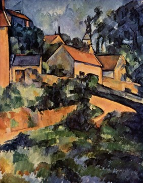 Paul Cezanne Painting - Turning Road at Montgeroult Paul Cezanne